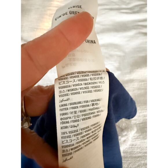 Abercrombie & Fitch | Floral Mini Dress Blue Pink | Sz S - Picture 8 of 9